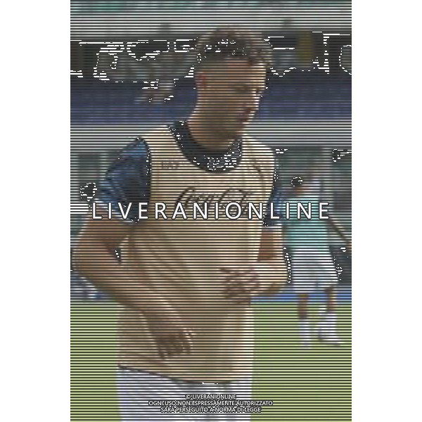 Amir Rrahmani of SSC Napoli during training pre Hellas Verona FC vs SSC Napoli, 1° Serie A EniLive 2024-25 game at Marcantonio Bentegodi Stadium in Verona (VR), Italy, on August 18, 2024. (Photo by Davide Casentini)/AGENZIA ALDO LIVERANI SAS