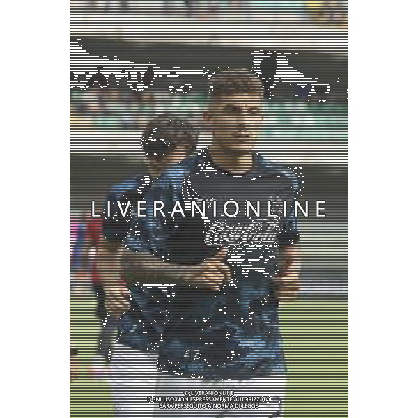 Giovanni Di Lorenzo of SSC Napoli during training pre Hellas Verona FC vs SSC Napoli, 1° Serie A EniLive 2024-25 game at Marcantonio Bentegodi Stadium in Verona (VR), Italy, on August 18, 2024. (Photo by Davide Casentini)/AGENZIA ALDO LIVERANI SAS