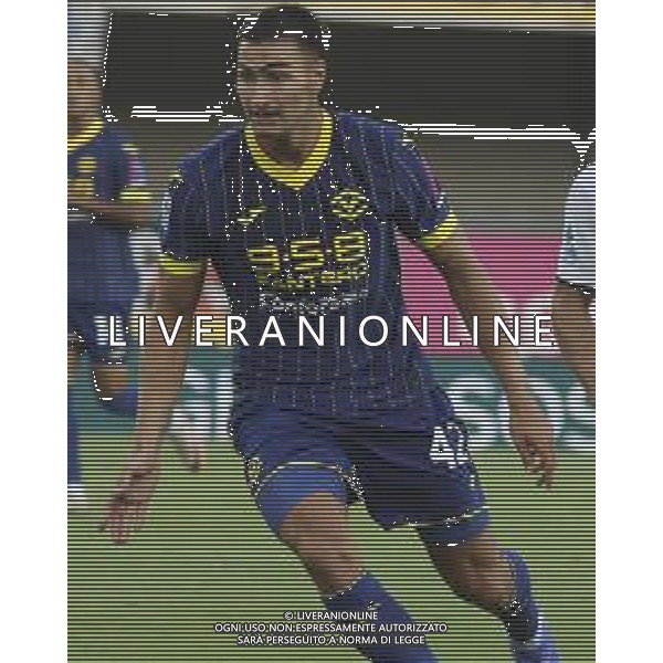 Diego Coppola of Hellas Verona FC during Hellas Verona FC vs SSC Napoli, 1° Serie A EniLive 2024-25 game at Marcantonio Bentegodi Stadium in Verona (VR), Italy, on August 18, 2024. (Photo by Davide Casentini)/AGENZIA ALDO LIVERANI SAS
