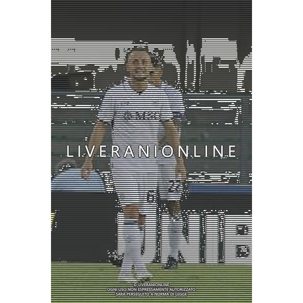 Stanislav Lobotka of SSC Napoli expresses disappointment during Hellas Verona FC vs SSC Napoli, 1° Serie A EniLive 2024-25 game at Marcantonio Bentegodi Stadium in Verona (VR), Italy, on August 18, 2024. (Photo by Davide Casentini)/AGENZIA ALDO LIVERANI SAS