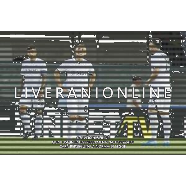 Stanislav Lobotka of SSC Napoli expresses disappointment during Hellas Verona FC vs SSC Napoli, 1° Serie A EniLive 2024-25 game at Marcantonio Bentegodi Stadium in Verona (VR), Italy, on August 18, 2024. (Photo by Davide Casentini)/AGENZIA ALDO LIVERANI SAS