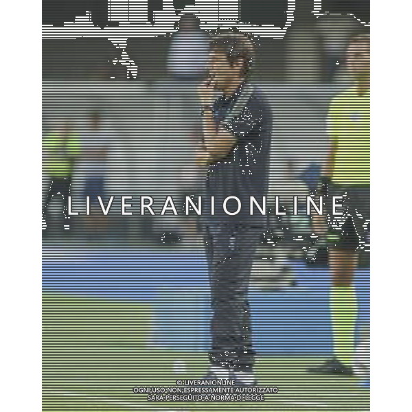 Antonio Conte Head Coach of SSC Napoli looks during Hellas Verona FC vs SSC Napoli, 1° Serie A EniLive 2024-25 game at Marcantonio Bentegodi Stadium in Verona (VR), Italy, on August 18, 2024. (Photo by Davide Casentini)/AGENZIA ALDO LIVERANI SAS