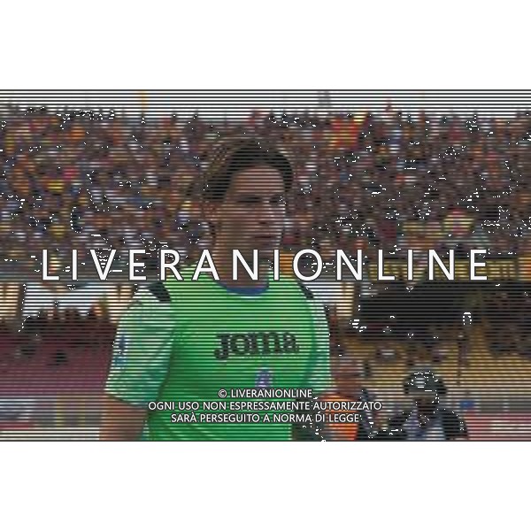 TVEM August 19, 2024 Lecce, Italy - US Lecce vs Atalanta - Italian soccer serie A 2024/25 - Via Del Mare Stadium. In the pic by Emmanuele Mastrodonato /AGENZIA ALDO LIVERANI SAS: Marco Carnesecchi of Atalanta /AGENZIA ALDO LIVERANI SAS