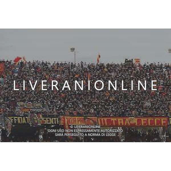 TVEM August 19, 2024 Lecce, Italy - US Lecce vs Atalanta - Italian soccer serie A 2024/25 - Via Del Mare Stadium. In the pic by Emmanuele Mastrodonato /AGENZIA ALDO LIVERANI SAS: Supporters of US Lecce /AGENZIA ALDO LIVERANI SAS