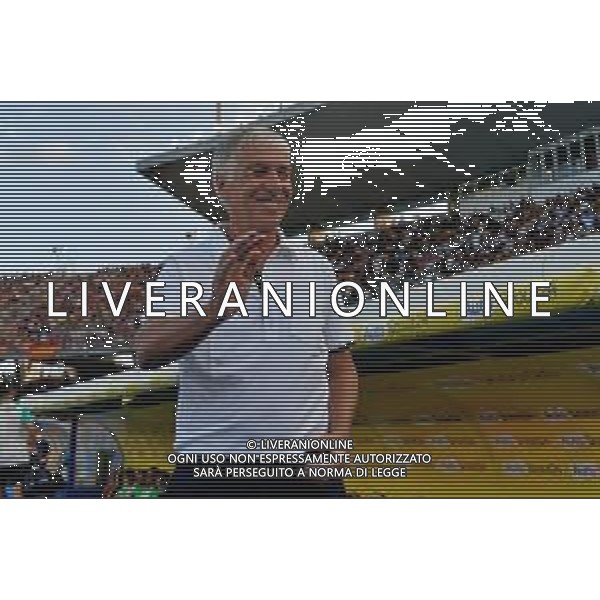 TVEM August 19, 2024 Lecce, Italy - US Lecce vs Atalanta - Italian soccer serie A 2024/25 - Via Del Mare Stadium. In the pic by Emmanuele Mastrodonato /AGENZIA ALDO LIVERANI SAS: coach Gian Piero Gasperini of Atalanta /AGENZIA ALDO LIVERANI SAS
