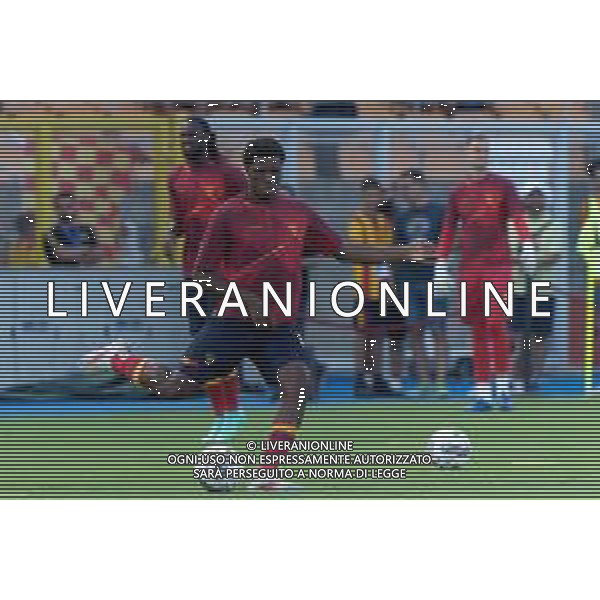 TVEM August 19, 2024 Lecce, Italy - US Lecce vs Atalanta - Italian soccer serie A 2024/25 - Via Del Mare Stadium. In the pic by Emmanuele Mastrodonato /AGENZIA ALDO LIVERANI SAS: Patrick Dorgu of US Lecce /AGENZIA ALDO LIVERANI SAS