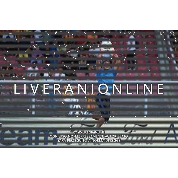 TVEM August 19, 2024 Lecce, Italy - US Lecce vs Atalanta - Italian soccer serie A 2024/25 - Via Del Mare Stadium. In the pic by Emmanuele Mastrodonato /AGENZIA ALDO LIVERANI SAS: Juan Musso of Atalanta /AGENZIA ALDO LIVERANI SAS