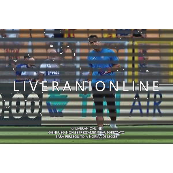 TVEM August 19, 2024 Lecce, Italy - US Lecce vs Atalanta - Italian soccer serie A 2024/25 - Via Del Mare Stadium. In the pic by Emmanuele Mastrodonato /AGENZIA ALDO LIVERANI SAS: Juan Musso of Atalanta /AGENZIA ALDO LIVERANI SAS
