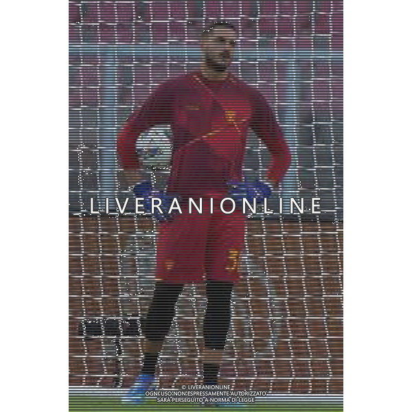 TVEM August 19, 2024 Lecce, Italy - US Lecce vs Atalanta - Italian soccer serie A 2024/25 - Via Del Mare Stadium. In the pic by Emmanuele Mastrodonato /AGENZIA ALDO LIVERANI SAS: Wladimiro Falcone of US Lecce /AGENZIA ALDO LIVERANI SAS