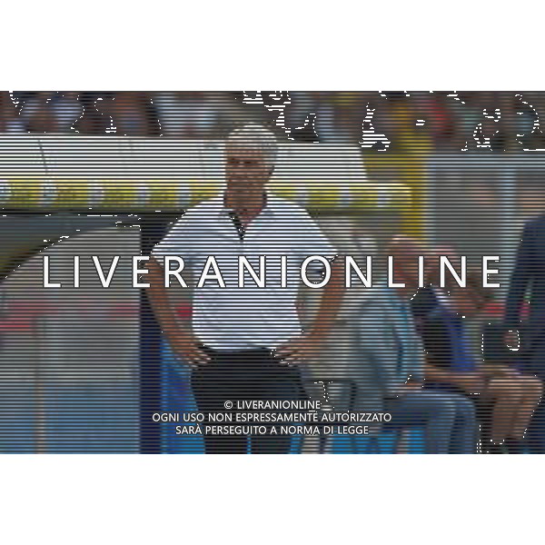TVEM August 19, 2024 Lecce, Italy - US Lecce vs Atalanta - Italian soccer serie A 2024/25 - Via Del Mare Stadium. In the pic by Emmanuele Mastrodonato /AGENZIA ALDO LIVERANI SAS: coach Gian Piero Gasperini of Atalanta /AGENZIA ALDO LIVERANI SAS