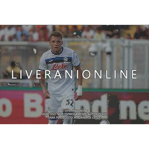 TVEM August 19, 2024 Lecce, Italy - US Lecce vs Atalanta - Italian soccer serie A 2024/25 - Via Del Mare Stadium. In the pic by Emmanuele Mastrodonato /AGENZIA ALDO LIVERANI SAS: Mateo Retegui of Atalanta /AGENZIA ALDO LIVERANI SAS