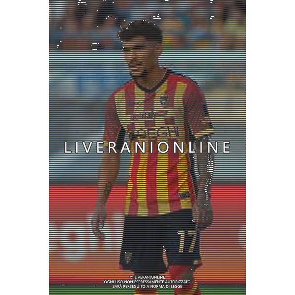 TVEM August 19, 2024 Lecce, Italy - US Lecce vs Atalanta - Italian soccer serie A 2024/25 - Via Del Mare Stadium. In the pic by Emmanuele Mastrodonato /AGENZIA ALDO LIVERANI SAS: Valentin Gendrey of US Lecce /AGENZIA ALDO LIVERANI SAS
