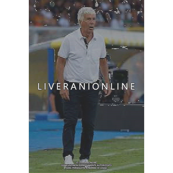 TVEM August 19, 2024 Lecce, Italy - US Lecce vs Atalanta - Italian soccer serie A 2024/25 - Via Del Mare Stadium. In the pic by Emmanuele Mastrodonato /AGENZIA ALDO LIVERANI SAS: coach Gian Piero Gasperini of Atalanta /AGENZIA ALDO LIVERANI SAS