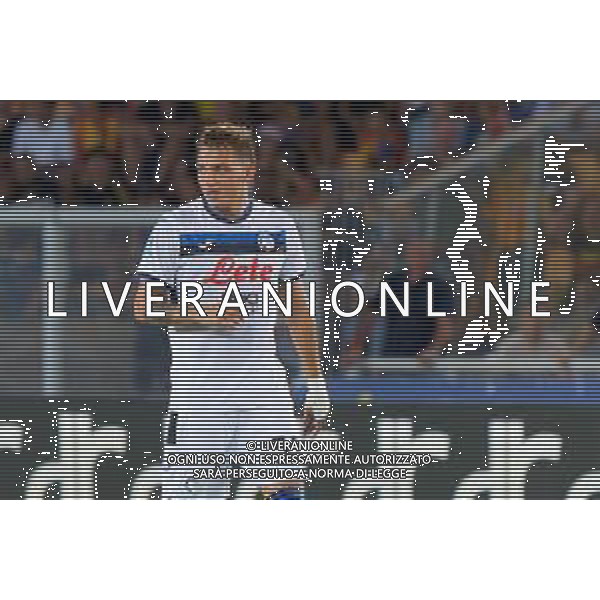 TVEM August 19, 2024 Lecce, Italy - US Lecce vs Atalanta - Italian soccer serie A 2024/25 - Via Del Mare Stadium. In the pic by Emmanuele Mastrodonato /AGENZIA ALDO LIVERANI SAS: Mateo Retegui of Atalanta /AGENZIA ALDO LIVERANI SAS