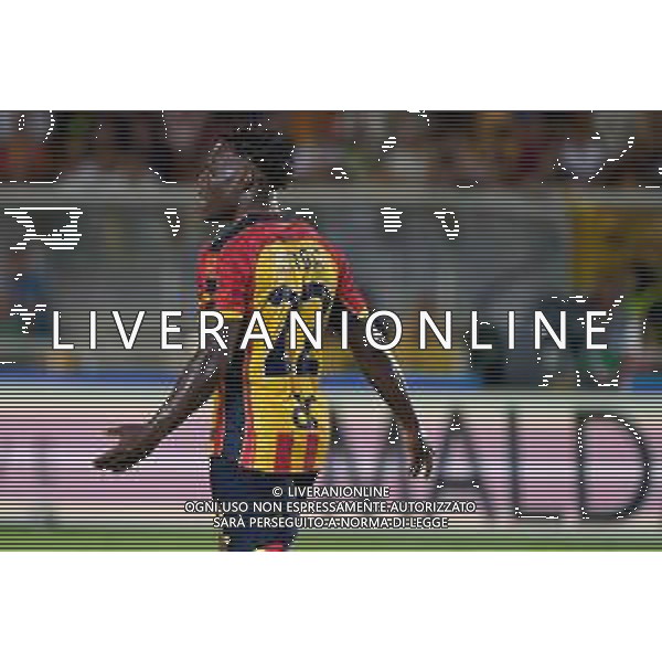 TVEM August 19, 2024 Lecce, Italy - US Lecce vs Atalanta - Italian soccer serie A 2024/25 - Via Del Mare Stadium. In the pic by Emmanuele Mastrodonato /AGENZIA ALDO LIVERANI SAS: Lameck Banda of US Lecce /AGENZIA ALDO LIVERANI SAS