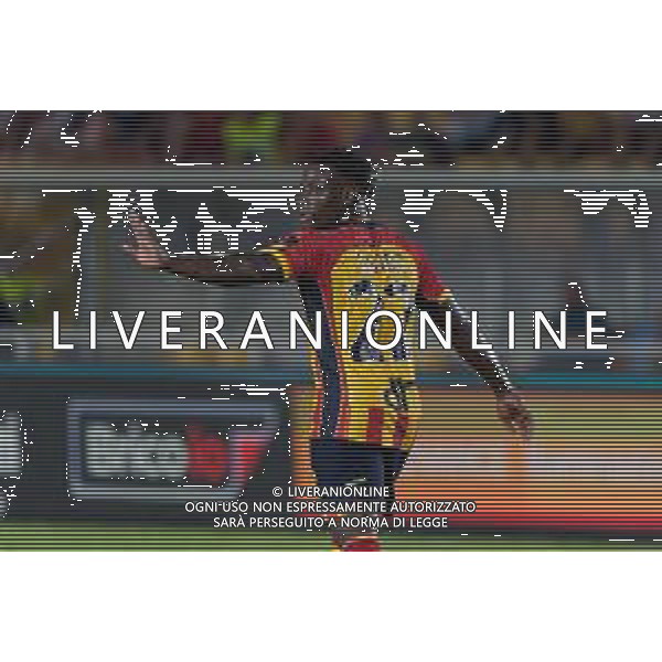 TVEM August 19, 2024 Lecce, Italy - US Lecce vs Atalanta - Italian soccer serie A 2024/25 - Via Del Mare Stadium. In the pic by Emmanuele Mastrodonato /AGENZIA ALDO LIVERANI SAS: Lameck Banda of US Lecce /AGENZIA ALDO LIVERANI SAS