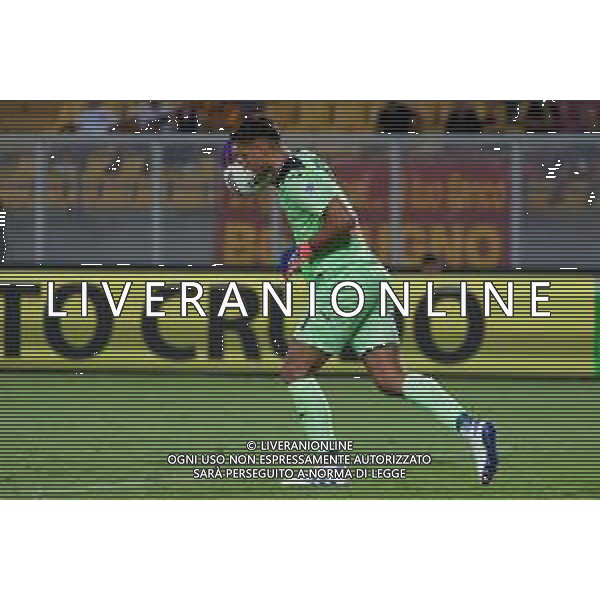 TVEM August 19, 2024 Lecce, Italy - US Lecce vs Atalanta - Italian soccer serie A 2024/25 - Via Del Mare Stadium. In the pic by Emmanuele Mastrodonato /AGENZIA ALDO LIVERANI SAS: Juan Musso of Atalanta /AGENZIA ALDO LIVERANI SAS