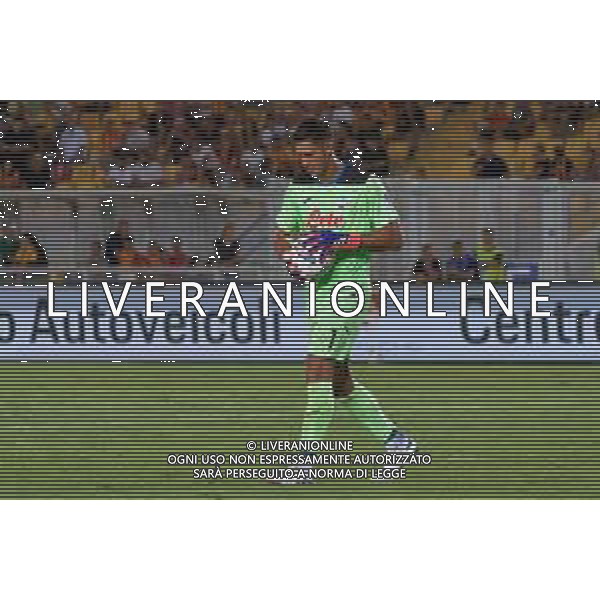 TVEM August 19, 2024 Lecce, Italy - US Lecce vs Atalanta - Italian soccer serie A 2024/25 - Via Del Mare Stadium. In the pic by Emmanuele Mastrodonato /AGENZIA ALDO LIVERANI SAS: Juan Musso of Atalanta /AGENZIA ALDO LIVERANI SAS