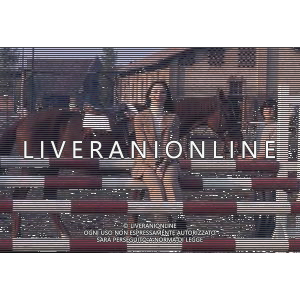 DIA- RETROSPETTIVA ROSANNA FRATELLO CANTANTE NELLA FOTO ROSANNA FRATELLO A MILANO NELL\'ANNO 1971 AL MANEGGIO AG ALDO LIVERANI SAS