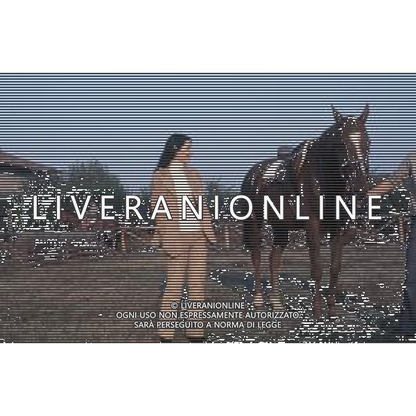 DIA- RETROSPETTIVA ROSANNA FRATELLO CANTANTE NELLA FOTO ROSANNA FRATELLO A MILANO NELL\'ANNO 1971 AL MANEGGIO AG ALDO LIVERANI SAS