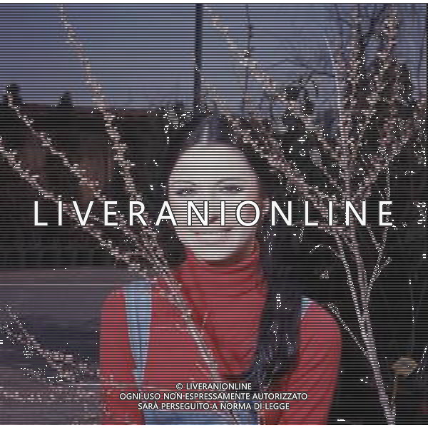 COL- RETROSPETTIVA ROSANNA FRATELLO CANTANTE E ATTRICE ITALIANA NELLA FOTO ROSANNA FRATELLO A GALLARATE ALLA SERRA IDEA VERDE NELL\'ANNO 1972 AG ALDO LIVERANI SAS