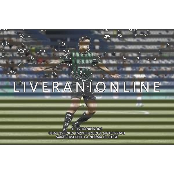 Flavio Russo of US Sassuolo scores a goal during US Sassuolo Calcio vs Cesena FC, 2° Serie B BKT 2024-25 game at Mapei stadium - Città del Tricolore in Reggio Emilia (RE), Italy, on August 24, 2024. (Photo by Davide Casentini)/AGENZIA ALDO LIVERANI SAS