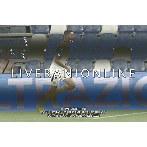 Marco Curto of Cesena FC celebrates after scoring during US Sassuolo Calcio vs Cesena FC, 2° Serie B BKT 2024-25 game at Mapei stadium - Città del Tricolore in Reggio Emilia (RE), Italy, on August 24, 2024. (Photo by Davide Casentini)/AGENZIA ALDO LIVERANI SAS