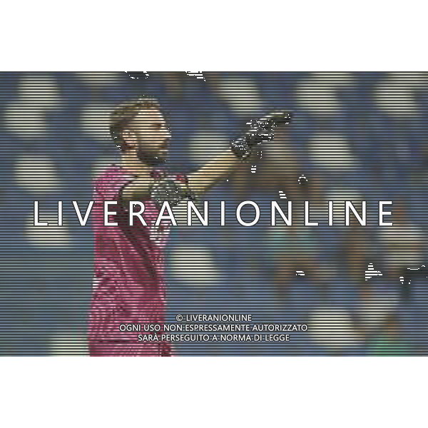 Matteo Pisseri of Cesena FC gestures during US Sassuolo Calcio vs Cesena FC, 2° Serie B BKT 2024-25 game at Mapei stadium - Città del Tricolore in Reggio Emilia (RE), Italy, on August 24, 2024. (Photo by Davide Casentini)/AGENZIA ALDO LIVERANI SAS