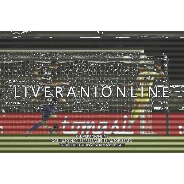 Nicolo\' Savona of Juventus FC scores a goal during Hellas Verona FC vs Juventus FC, 2° Serie A Enilive 2024-25 game at Marcantonio Bentegodi Stadium in Verona (VR), Italy, on August 26, 2024. (Photo by Davide Casentini)/ AGENZIA ALDO LIVERANI SAS