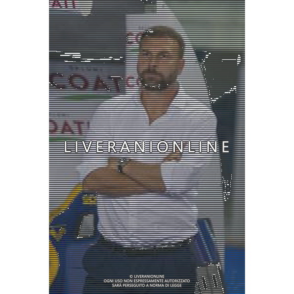 Paolo Zanetti Head Coach of Hellas Verona FC during Hellas Verona FC vs Juventus FC, 2° Serie A Enilive 2024-25 game at Marcantonio Bentegodi Stadium in Verona (VR), Italy, on August 26, 2024. (Photo by Davide Casentini)/ AGENZIA ALDO LIVERANI SAS