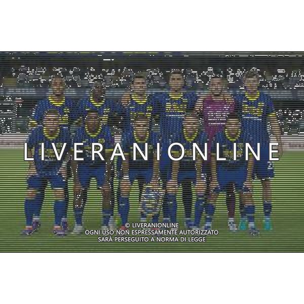 Formazione - Hellas Verona team photo during Hellas Verona FC vs Juventus FC, 2° Serie A Enilive 2024-25 game at Marcantonio Bentegodi Stadium in Verona (VR), Italy, on August 26, 2024. (Photo by Davide Casentini)/ AGENZIA ALDO LIVERANI SAS