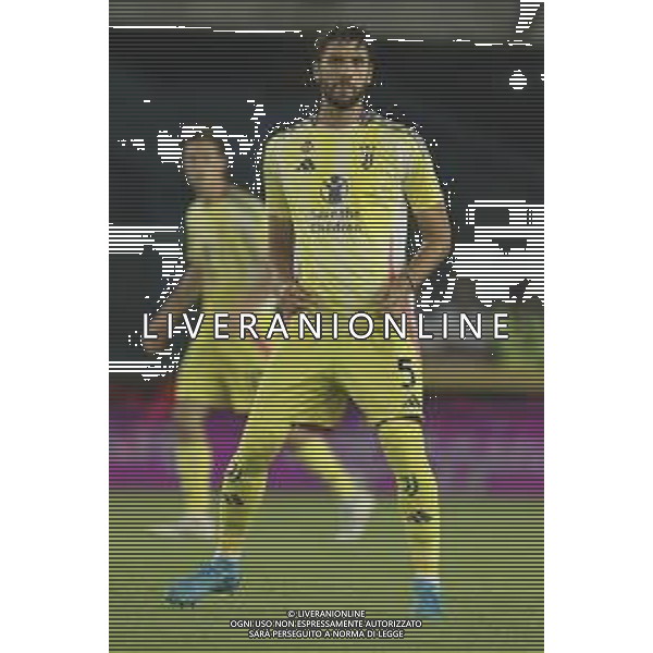 Manuel Locatelli of Juventus FC during Hellas Verona FC vs Juventus FC, 2° Serie A Enilive 2024-25 game at Marcantonio Bentegodi Stadium in Verona (VR), Italy, on August 26, 2024. (Photo by Davide Casentini)/ AGENZIA ALDO LIVERANI SAS