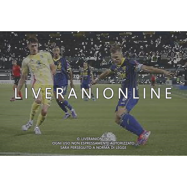 Darko Lazovic of Hellas Verona FC kick the ball during Hellas Verona FC vs Juventus FC, 2° Serie A Enilive 2024-25 game at Marcantonio Bentegodi Stadium in Verona (VR), Italy, on August 26, 2024. (Photo by Davide Casentini)/ AGENZIA ALDO LIVERANI SAS