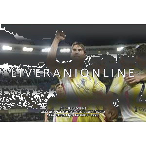 Dusan Vlahovic of Juventus FC celebrates after scoring during Hellas Verona FC vs Juventus FC, 2° Serie A Enilive 2024-25 game at Marcantonio Bentegodi Stadium in Verona (VR), Italy, on August 26, 2024. (Photo by Davide Casentini)/ AGENZIA ALDO LIVERANI SAS