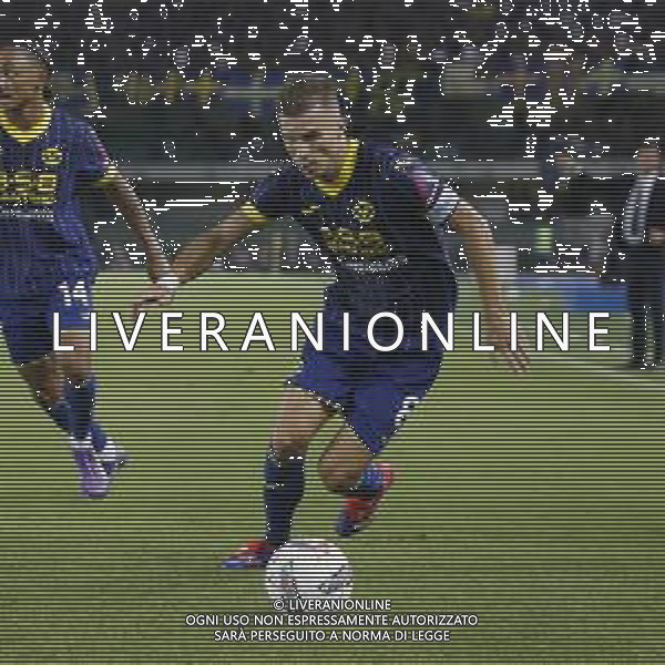 Darko Lazovic of Hellas Verona FC play the ball during Hellas Verona FC vs Juventus FC, 2° Serie A Enilive 2024-25 game at Marcantonio Bentegodi Stadium in Verona (VR), Italy, on August 26, 2024. (Photo by Davide Casentini)/ AGENZIA ALDO LIVERANI SAS