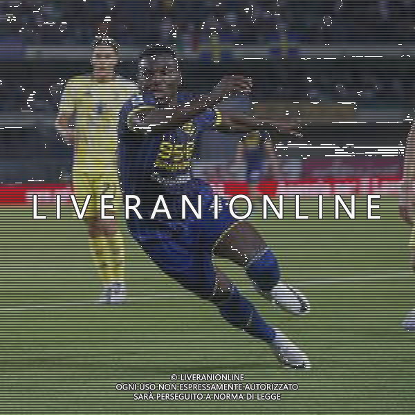 Daniel Mosquera of Hellas Verona FC during Hellas Verona FC vs Juventus FC, 2° Serie A Enilive 2024-25 game at Marcantonio Bentegodi Stadium in Verona (VR), Italy, on August 26, 2024. (Photo by Davide Casentini)/ AGENZIA ALDO LIVERANI SAS