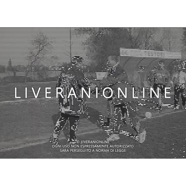 NEG-1993-1994 -CAMPIONATO PRIMAVERA PARTITA INTER-ROMA FINALE DI COPPA ITALIA ANDATA  NELLA FOTO GIUSEPPA GIAVARDI ALLENATORE INTER E LUCIANO SPINOSI ALLENATORE ROMA AG ALDO LIVERANI SAS 