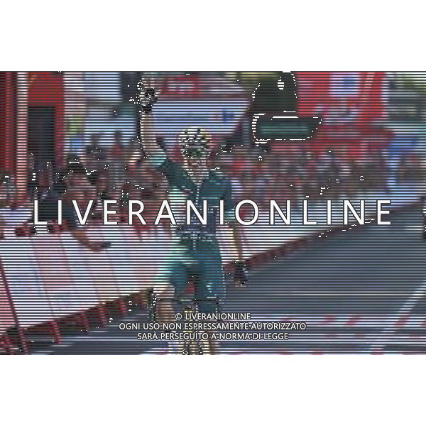 27-08-2024 Vuelta A Espana; Tappa 10 Ponteareas - Baiona; 2024, Visma - Lease A Bike; Van Aert, Wout; Baiona; ©SIROTTI/AGENZIA ALDO LIVERANI SAS
