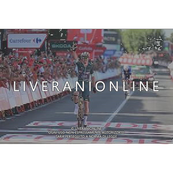 27-08-2024 Vuelta A Espana; Tappa 10 Ponteareas - Baiona; 2024, Visma - Lease A Bike; Van Aert, Wout; Baiona; ©SIROTTI/AGENZIA ALDO LIVERANI SAS