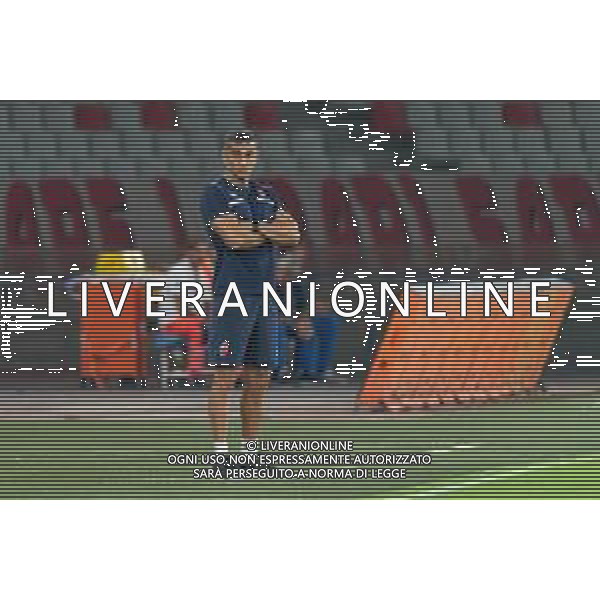 TVEM August 27, 2024 Bari, Italy - SSC Bari vs US Sassuolo - Italian soccer serie B 2024/25 - San Nicola Stadium. In the pic by Emmanuele Mastrodonato/agenzia Aldo Liverani sas: coach Moreno Longo of SSC Bari ©Emmanuele Mastrodonato/AGENZIA ALDO LIVERANI SAS