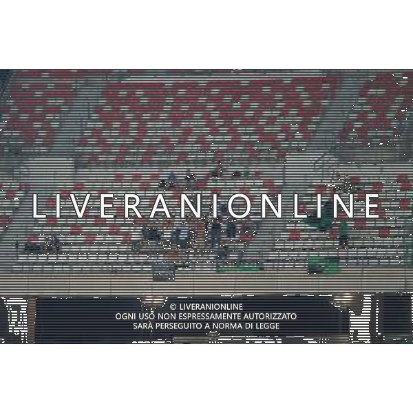 TVEM August 27, 2024 Bari, Italy - SSC Bari vs US Sassuolo - Italian soccer serie B 2024/25 - San Nicola Stadium. In the pic: Supporters of US Sassuolo foto mastrodonato emanuele-ag aldo liverani sas