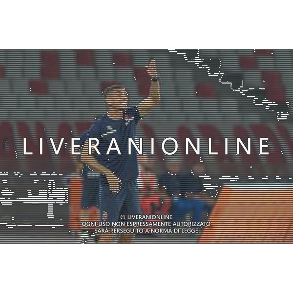 TVEM August 27, 2024 Bari, Italy - SSC Bari vs US Sassuolo - Italian soccer serie B 2024/25 - San Nicola Stadium. In the pic: coach Moreno Longo of SSC Bari foto mastrodonato emanuele-ag aldo liverani sas