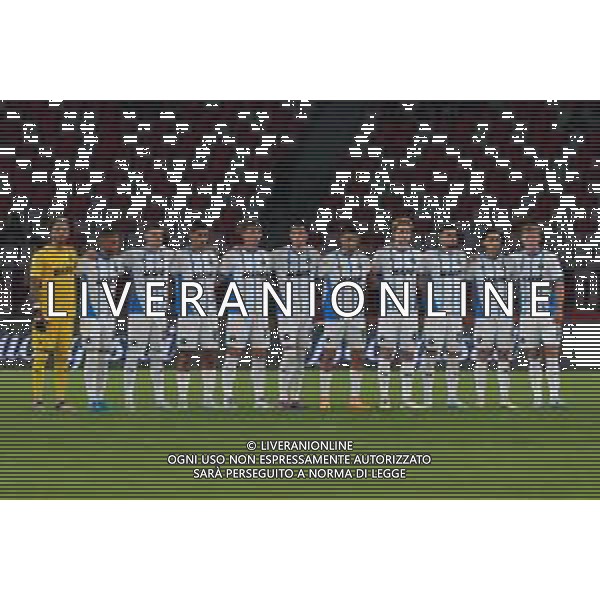 TVEM August 27, 2024 Bari, Italy - SSC Bari vs US Sassuolo - Italian soccer serie B 2024/25 - San Nicola Stadium. In the pic: US Sassuolo team line up foto mastrodonato emanuele-ag aldo liverani sas