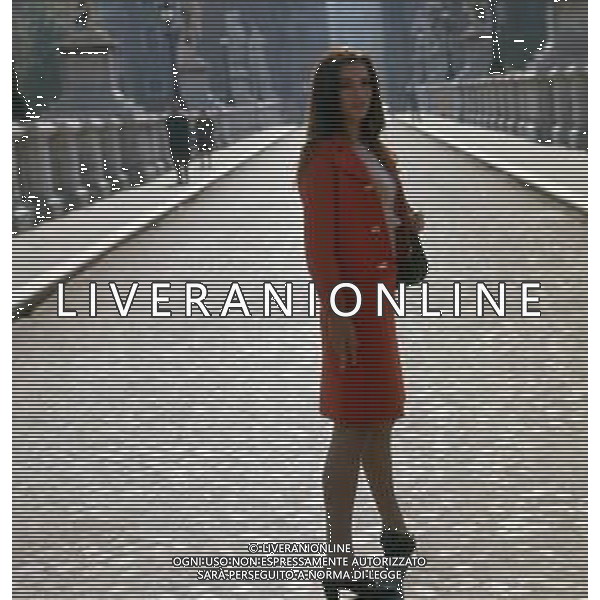 COL-RETROSPETTIVA NICOLETTA MACCHIAVELLI ATTRICE NELLA FOTO NICOLETTA MACCHIAVELLI A ROMA ANNO 1970 AG ALDO LIVERANI SAS