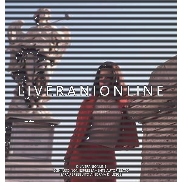 COL-RETROSPETTIVA NICOLETTA MACCHIAVELLI ATTRICE NELLA FOTO NICOLETTA MACCHIAVELLI A ROMA ANNO 1970 AG ALDO LIVERANI SAS