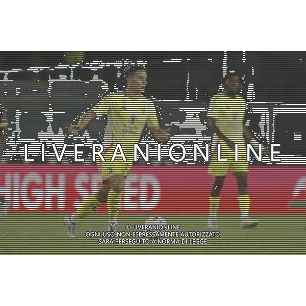 Nicolo\' Fagioli of Juventus FC play the ball during Hellas Verona FC vs Juventus FC, 2° Serie A Enilive 2024-25 game at Marcantonio Bentegodi Stadium in Verona (VR), Italy, on August 26, 2024. (Photo by Davide Casentini)/AGENZIA ALDO LIVERANI SAS
