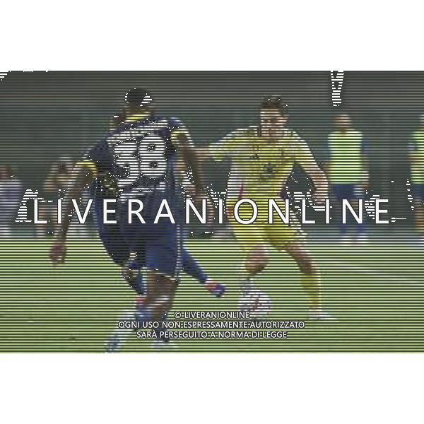 Kenan Yildiz of Juventus FC battle for the ball with during Hellas Verona FC vs Juventus FC, 2° Serie A Enilive 2024-25 game at Marcantonio Bentegodi Stadium in Verona (VR), Italy, on August 26, 2024. (Photo by Davide Casentini)/AGENZIA ALDO LIVERANI SAS