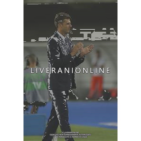 Thiago Motta Head Coach of Juventus FC gestures during Hellas Verona FC vs Juventus FC, 2° Serie A Enilive 2024-25 game at Marcantonio Bentegodi Stadium in Verona (VR), Italy, on August 26, 2024. (Photo by Davide Casentini)/AGENZIA ALDO LIVERANI SAS
