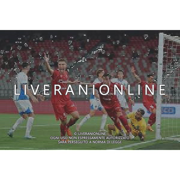 TVEM August 27, 2024 Bari, Italy - SSC Bari vs US Sassuolo - Italian soccer serie B 2024/25 - San Nicola Stadium. In the pic: Valerio Mantovani of SSC Bari celebrates after scoring a goal that was after disallowed ©Emanuele Mastrodonato/AGENZIA ALDO LIVERANI SAS