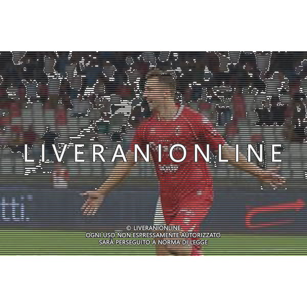 TVEM August 27, 2024 Bari, Italy - SSC Bari vs US Sassuolo - Italian soccer serie B 2024/25 - San Nicola Stadium. In the pic: Andrija Novakovich of SSC Bari celebrates after scoring a goal that was after disallowed ©Emanuele Mastrodonato/AGENZIA ALDO LIVERANI SAS